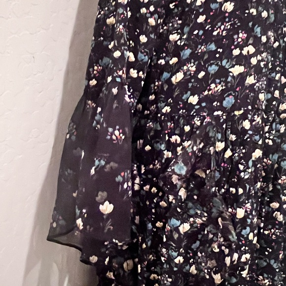 Zara Floral Long Sleeve Dress - Picture 5 of 9